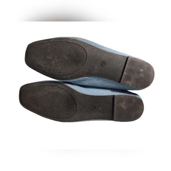 Cato Denim & Pearl Flats - Picture 7 of 9